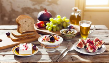 Typical Mediterranean Breakfast