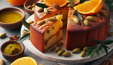 Mediterranean Orange Cardamom Olive Oil Cake