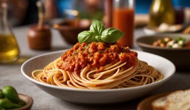 easy Mediterranean diet spaghetti sauce recipe