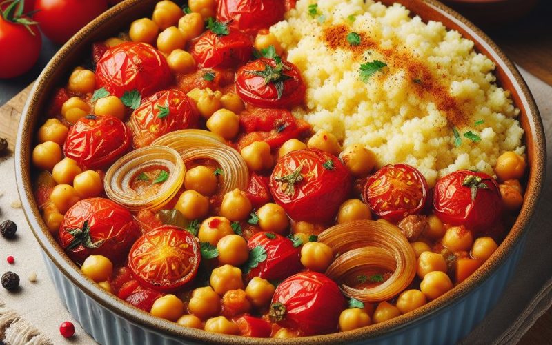 Mediterranean Chickpea Casserole
