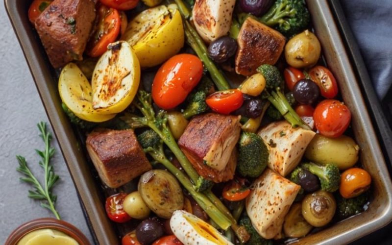 Mediterranean Sheet Pan Dinner
