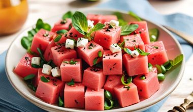 Mediterranean Watermelon Salad With Feta